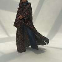 Bisht Pure Silk Handblock Abaya U 2 thumb 9