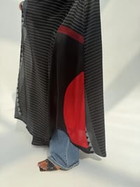 Silk Digital Print Cloche Abaya A8 thumb 4