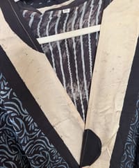 Bisht Pure Silk Handblock Abaya U15 thumb 14