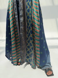 Silk Digital Print Cloche Abaya A1 thumb 5