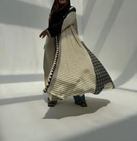 Silk Digital Print Cloche Abaya A3 thumb 3