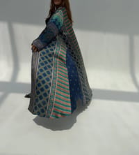 Silk Digital Print Cloche Abaya A1 thumb 9