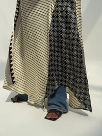 Silk Digital Print Cloche Abaya A3 thumb 4