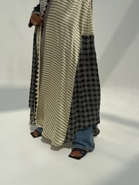 Silk Digital Print Cloche Abaya A3 thumb 9