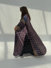 Silk Digital Print Cloche Abaya A4 thumb 2