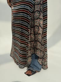 Silk Digital Print Cloche Abaya A7 thumb 11