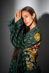 Abaya w Chiffon Tarha B3 thumb 5