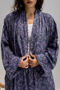 Abaya w Chiffon Tarha B2 thumb 4
