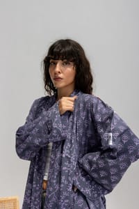 Abaya w Chiffon Tarha B2 thumb 6