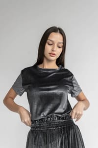 Women’s Velvet Two-Piece Set – Top & Pants | VL125 thumb 1