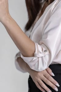 Women’s Satin Shirt & Cotton Skirt Set – Two Piece | SK05 thumb 5