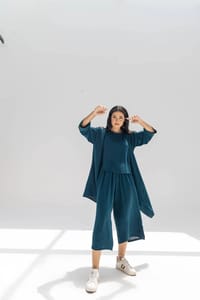 Women’s Crepe Travel Three-Piece Set – Cardigan, Shirt & Pants | TR405 thumb 8