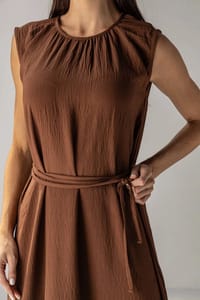 Women’s Crepe Dress – Modest Daily Wear | D1144 thumb 3