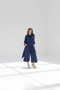 Women’s Crepe Travel Three-Piece Set – Cardigan, Shirt & Pants | TR405 thumb 14