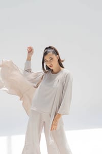 Women’s Crepe Travel Three-Piece Set – Cardigan, Shirt & Pants | TR405 thumb 20