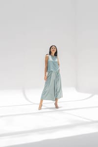 Women’s Crepe Two-Piece Set – Structured Soft Fit | 4216 thumb 4