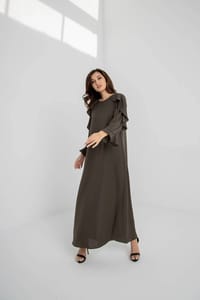 Women’s Crepe Dress – Modest Everyday Wear | TK32 thumb 4