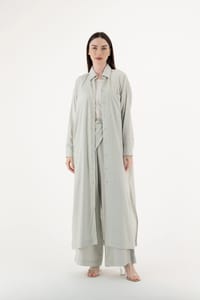 Women’s Linen Travel Set – Cardigan & Pants | TR65 thumb 8