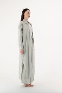 Women’s Linen Travel Set – Cardigan & Pants | TR65 thumb 7