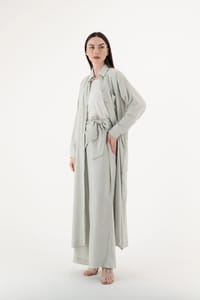 Women’s Linen Travel Set – Cardigan & Pants | TR65 thumb 9