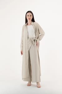 Women’s Linen Travel Set – Cardigan & Pants | TR65 thumb 11