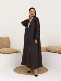 عباية كريب نسائية أنيقة – إطلالة يومية محتشمة | wb6 thumb 15