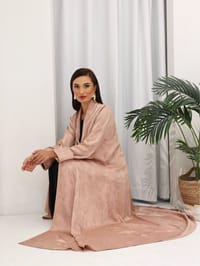 عباية نسائية يومية أنيقة – تصميم محتشم | WB4 thumb 4