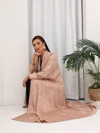 عباية نسائية يومية أنيقة – تصميم محتشم | WB4 thumb 3