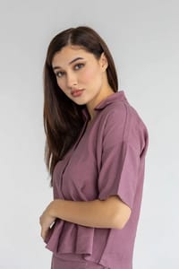 Women’s Linen Two-Piece Set – Relaxed Modest Fit | L430 thumb 4