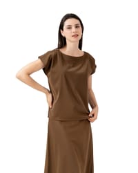 Satin Crepe Skirt Set - T118 thumb 6