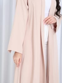Lilas abaya ( beige ) thumb 2