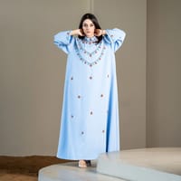 SKY BLUE Kaftan thumb 5