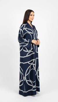 Chain Abaya and Trouser Set thumb 6