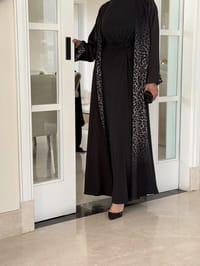 Marwa satin abaya thumb 2