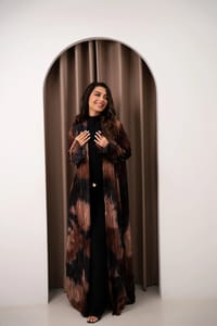 Mocha mirage abaya thumb 1
