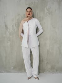 Leena linen set - Vest Only thumb 3