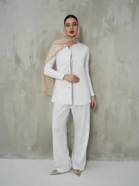 Leena linen set - Vest Only thumb 4