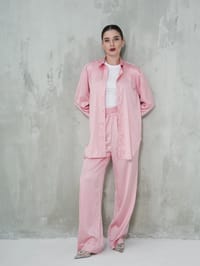 The Pink Satin Co-ord Set thumb 1
