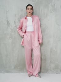 The Pink Satin Co-ord Set thumb 2