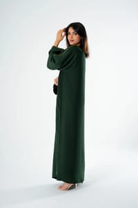 Saira Set green Abaya thumb 2