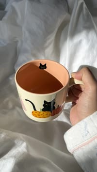 Spooky cat mug🎃🐈‍⬛ thumb 4