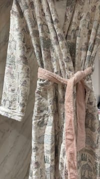 Castle garden fluffy robe⛲️🌳 thumb 2
