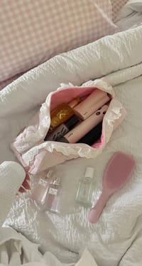 Pink heart hair tool pouch thumb 4