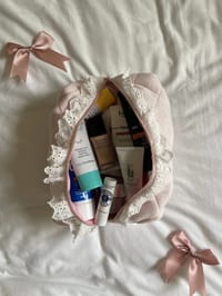 Pink heart Makeup bag thumb 2