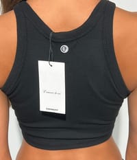 Basic Tank top black thumb 1