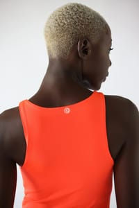 High Neck Bodysuit orange thumb 1