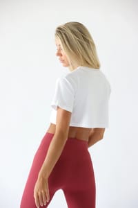 Crop T-shirt white thumb 2