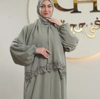 عباءة صلاة كم مطاطي thumb 5