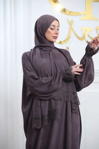 عباءة صلاة الفرسان نمط مربعات thumb 1