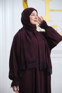 عباءة صلاة الفرسان نمط مربعات thumb 5